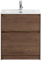 Тумба с раковиной BelBagno KRAFT-600-2C-PIA-RT Rovere Tabacco