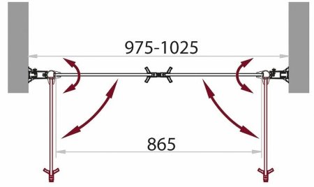 Душевая дверь BelBagno Sela 100 SELA-B-2-100-C-Cr профиль Хром стекло прозрачное 