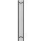 Полотенцесушитель электрический Point Фрея PN20722B П2 140x1200 диммер слева, черный