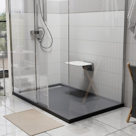 Поддон для душа WasserKRAFT Wiese 84T 84T06 120х80 см 