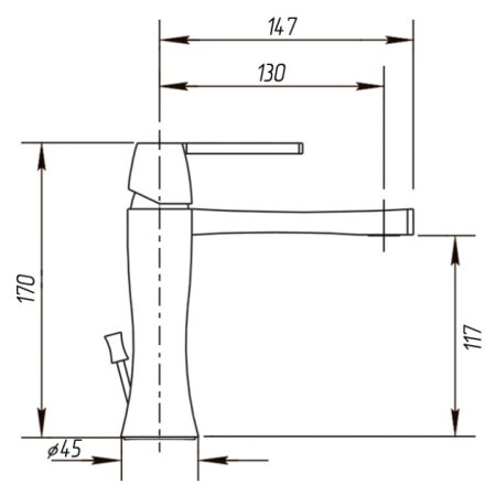 Смеситель Migliore Opera ML.OPR-6013 Do для раковины 