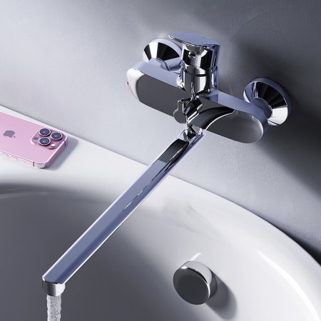 Смеситель для ванны AM.PM Like F8090016 универсальный Хром 