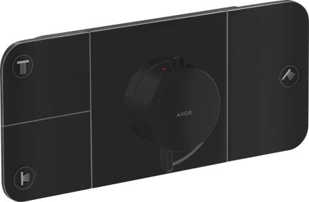 Термостат Axor One 45713670 для душа, черный матовый 