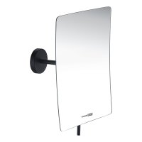 Косметическое зеркало WasserKRAFT K-1001BLACK с 3-х кратным увеличением