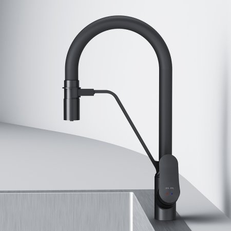 Смеситель для кухни AM.PM Like F8007822 Черный 