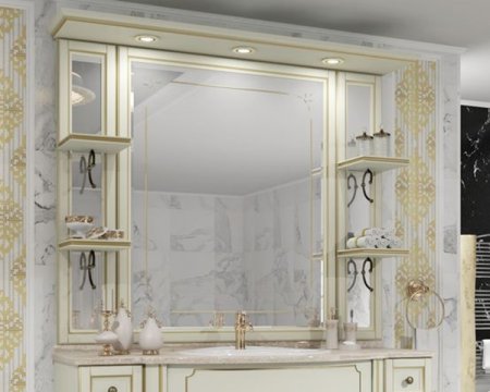 Зеркало Opadiris Корсо Оро 11 89 00-00000606 Слоновая кость с золотой патиной 