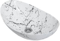Раковина-чаша Stella Polar Орион 58 SP-00001054 Белый мрамор