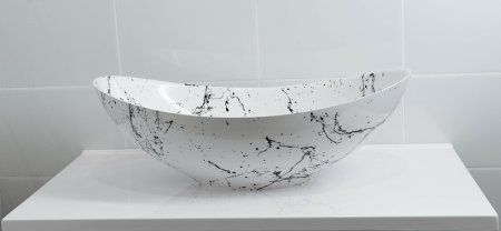 Раковина-чаша Stella Polar Орион 58 SP-00001054 Белый мрамор 