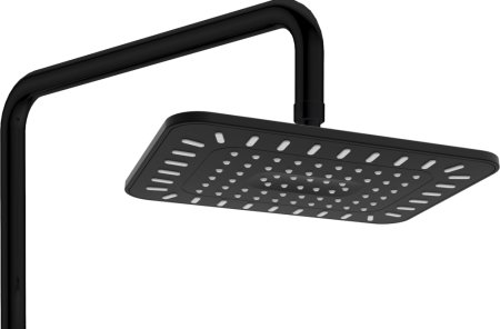 Душевая система Kaiser Star 02182-2 с термостатом Черная матовая 