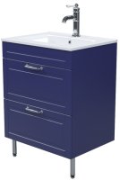 Тумба IDDIS с умывальником, напольная, 60 см, синий, Oxford (OXF60N0i95K)