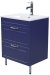 Тумба IDDIS с умывальником, напольная, 60 см, синий, Oxford (OXF60N0i95K) 