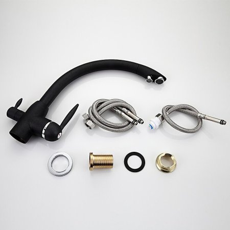 Смеситель для кухни Frap H99 F4399-7 Черный матовый 