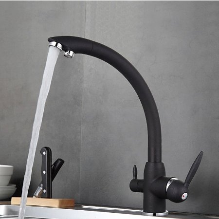 Смеситель для кухни Frap H99 F4399-7 Черный матовый 