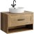 Тумба под раковину Aqwella Craft 80 CRF0108DB подвесная Дуб балтийский 