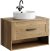 Тумба под раковину Aqwella Craft 80 CRF0108DB подвесная Дуб балтийский 