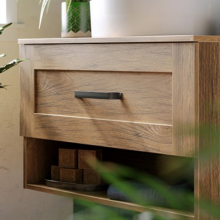 Тумба под раковину Aqwella Craft 80 CRF0108DB подвесная Дуб балтийский 