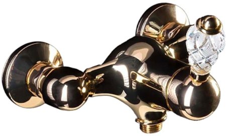 Смеситель для душа Boheme Crystal 284-CRST Золото 