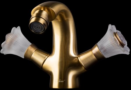 Смеситель для биде Boheme Camelia 316 Бронза 