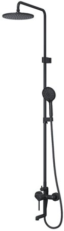 Душевая система с тропическим душем и изливом IDDIS Aiger (AIGBL3Fi06) 