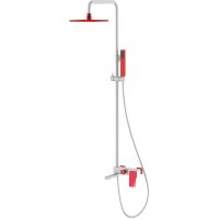 Душевая система Boheme Q 148-WR.2 Белая Красная