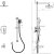 Встроенная душевая система RUSH Thira (TR3635-60White) 