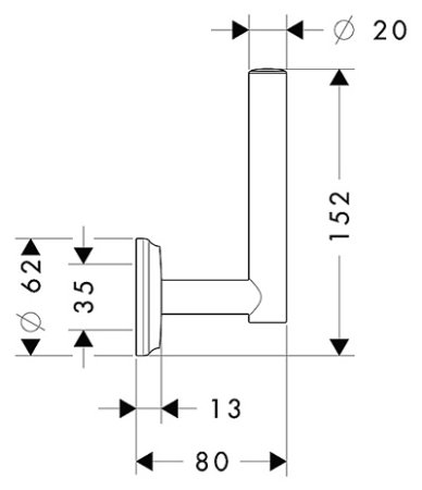Держатель для запасных рулонов Hansgrohe Logis Classic 