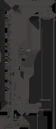 Душевая система BELZ тропический душ, нержавеющая сталь, оружейная сталь (B24817-3) 