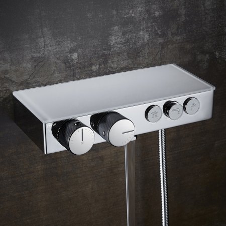 Душевая система Black&White Universe U7815 78150U с термостатом Хром 