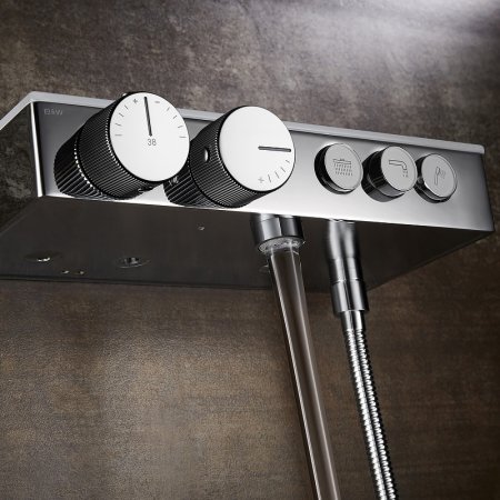 Душевая система Black&White Universe U7815 78150U с термостатом Хром 