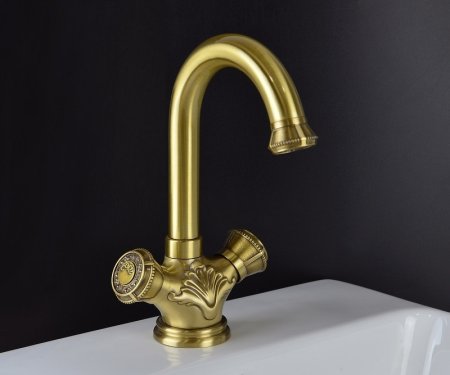 Смеситель для раковины Bronze de Luxe Royal 21981 Бронза 