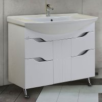 Тумба с раковиной Onika Веронэлла 105.16, белая