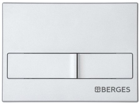 Клавиша смыва Berges Novum L2 040012 Хром матовый 