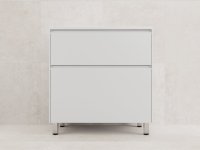 Тумба напольная "ЛИМА 80" эмаль, под раковину LINE 80, 2 ящ., PLUS, белый матовый