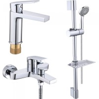 Комплект для ванной комнаты 3 в 1 ViEiR V013573 Хром