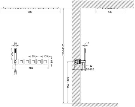 Душевая система Timo Petruma SX-5229/00SM с термостатом Хром 