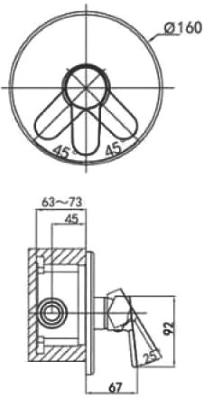 Душевой комплект D&K Rhein Marx DA1395101 