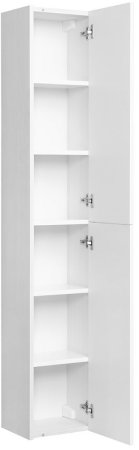 Шкаф пенал Aquaton Йорк 30 1A171203YOAY0 подвесной Белый Выбеленное дерево 