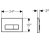 Кнопка смыва Geberit Delta 51 115.105.11.1 белая 