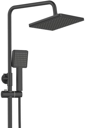 Душевая система Agger Brilliant A0394444 Черная матовая 