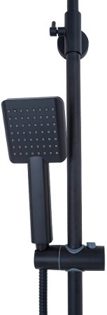 Душевая система Agger Brilliant A0394444 Черная матовая 