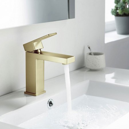 Смеситель Timo Selene 2061/17F для раковины, золото матовое 