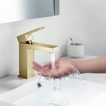 Смеситель Timo Selene 2061/17F для раковины, золото матовое 