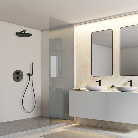 Смеситель для душа Paini Cox 78PZ691TH Черный матовый 