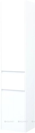 Шкаф-пенал для ванной Aquanet Бруклин 35 белый 
