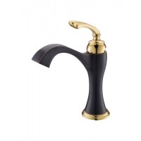 Смеситель для раковина TIMO Unari 7501/04F Черный / золото