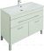 Тумба с раковиной Aquanet Верона 100 белый (напольная 1 ящик 2 дверцы) 