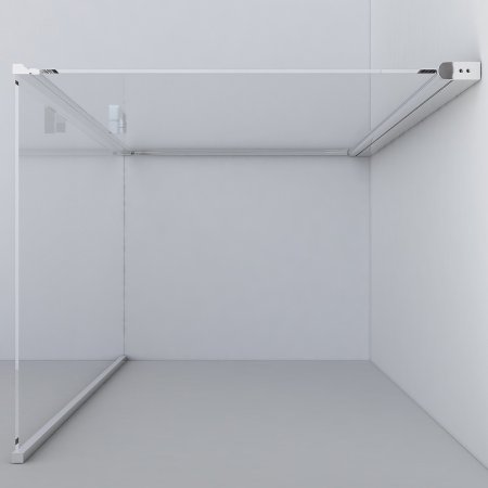 Душевой уголок Vincea Orta 90х90 VSR-1O9090CH-L профиль Хром стекло шиншилла 