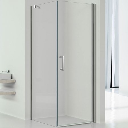 Душевой уголок Vincea Orta 80х80 VSR-1O8080CL профиль Хром стекло прозрачное 