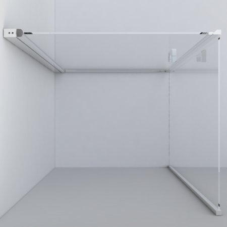 Душевой уголок Vincea Orta 80х80 VSR-1O8080CL профиль Хром стекло прозрачное 