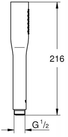 Ручной душ Grohe Euphoria Cosmopolitan 27400EN0 Никель 